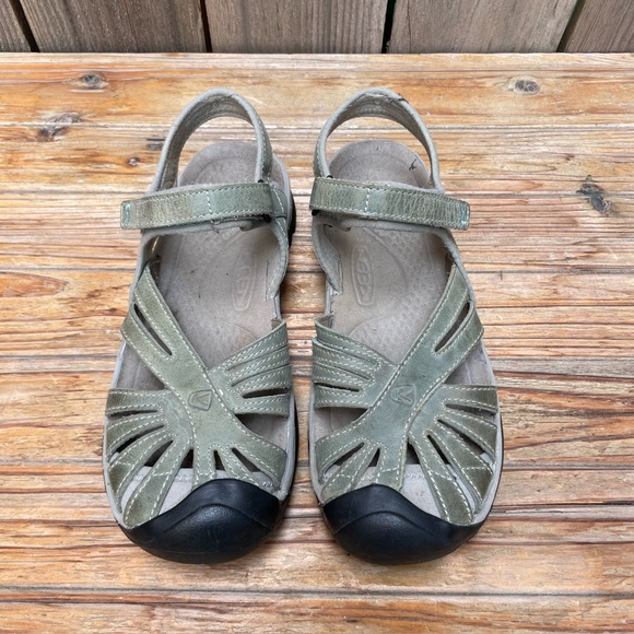 Keen Rose Sandal Waterproof Green Womens Size 9.5 - Picture 4 of 16